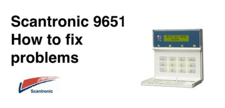 Are there any problems with the scantronic 9651 alarm?