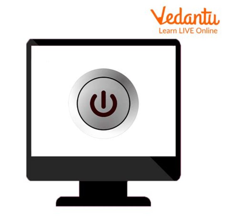 Can a power button be used to turn off the display?