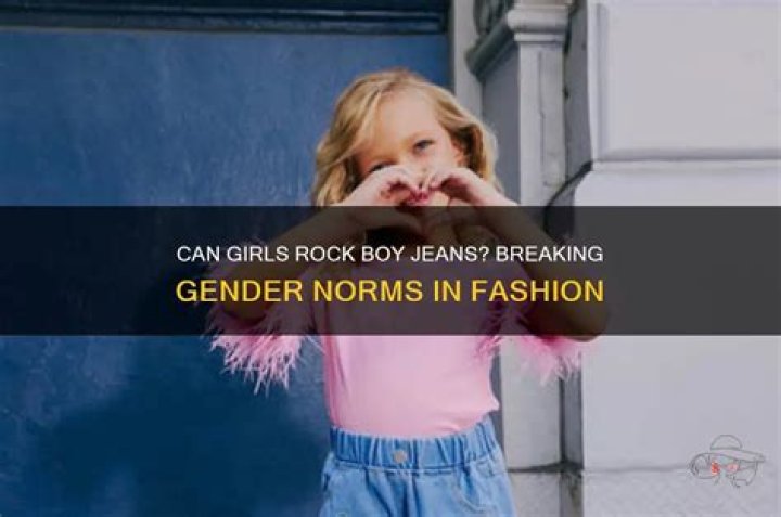 Can girls wear boy outfits?