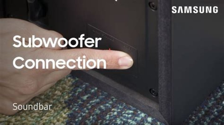 Can I connect a subwoofer to my Samsung TV?