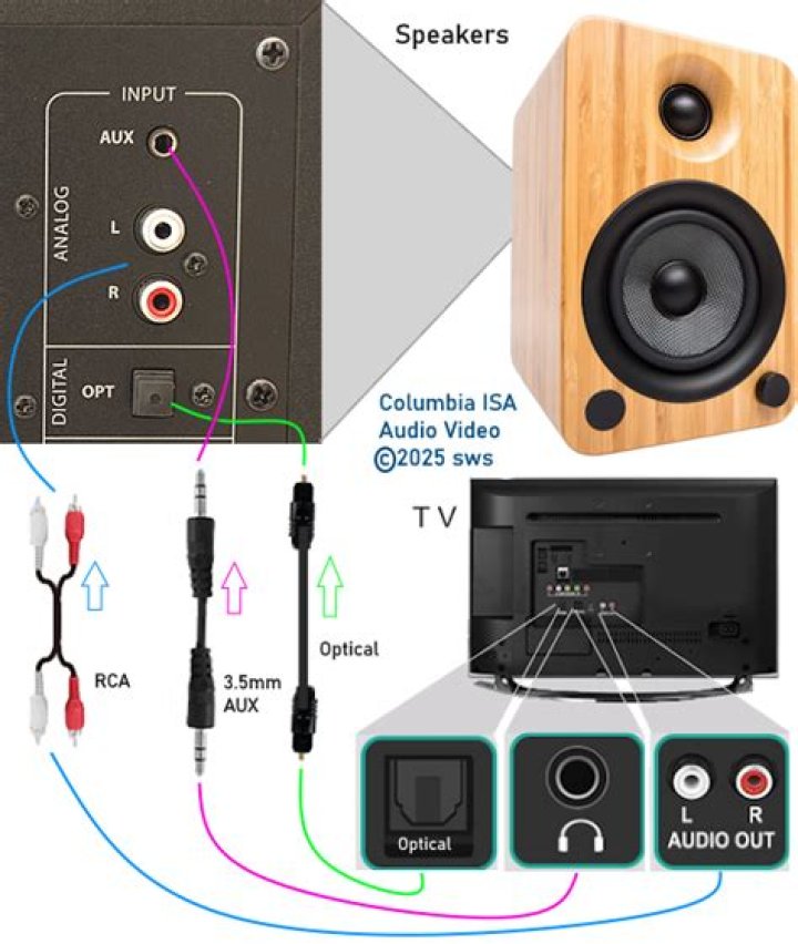 Can I connect Bose computer speakers to TV?