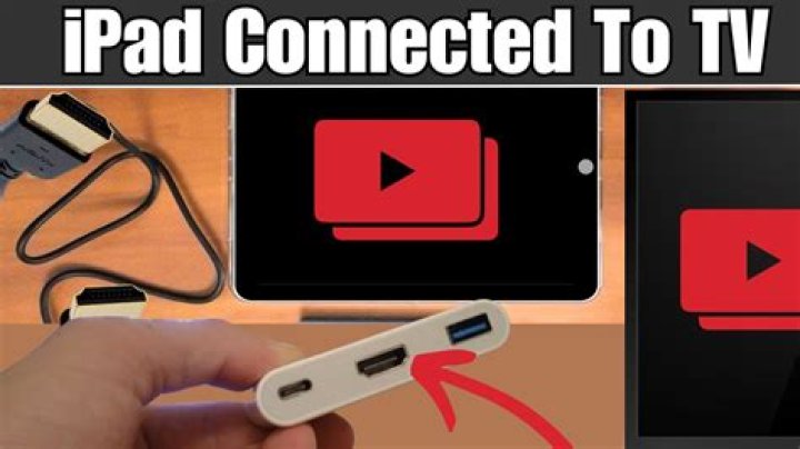 Can I connect my iPad to my JVC TV?