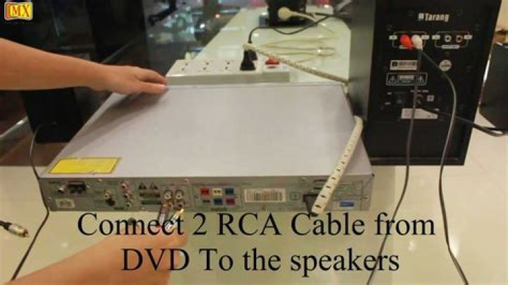 Can I connect speakers to DVD player?