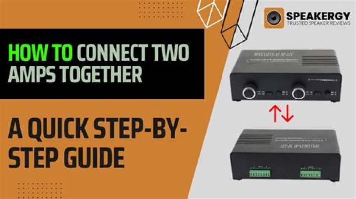 Can I have 2 amplifiers together?