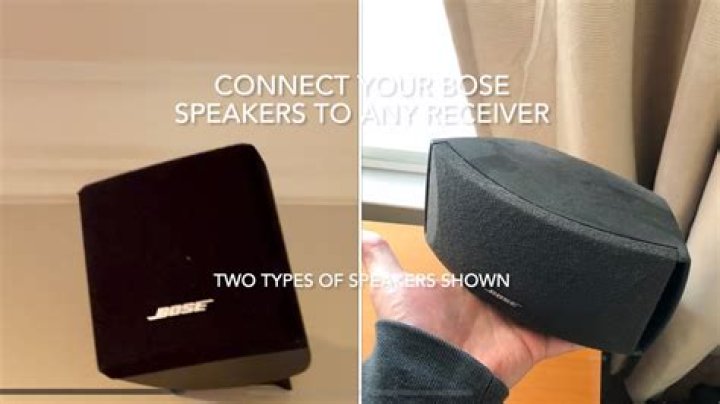 Can I use old Bose speakers with new receiver?