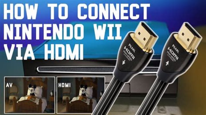 Can the original Wii use HDMI?