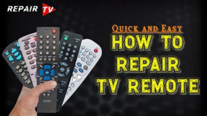 Can TV remote controls be repaired?