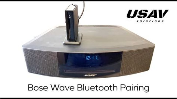 Can you Bluetooth to a Bose Wave system?
