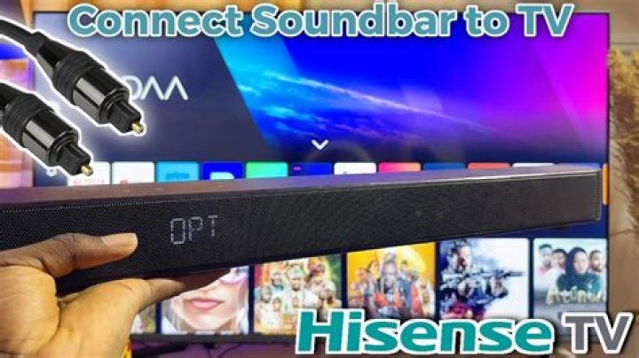 Can you connect a soundbar to Hisense TV?