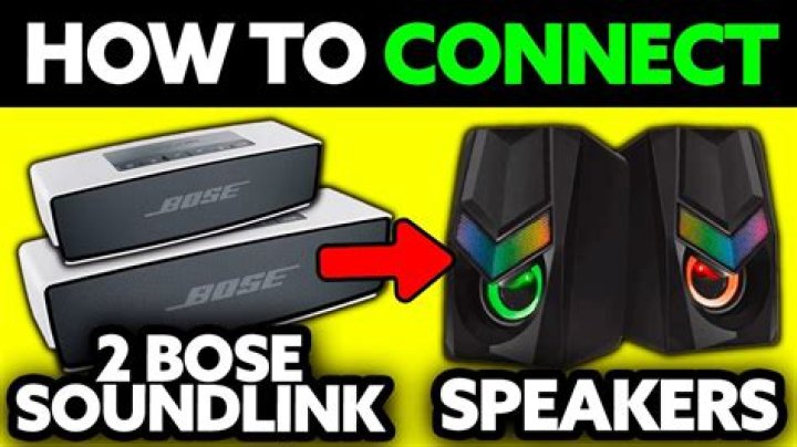 Can you connect to 2 Bose speakers?