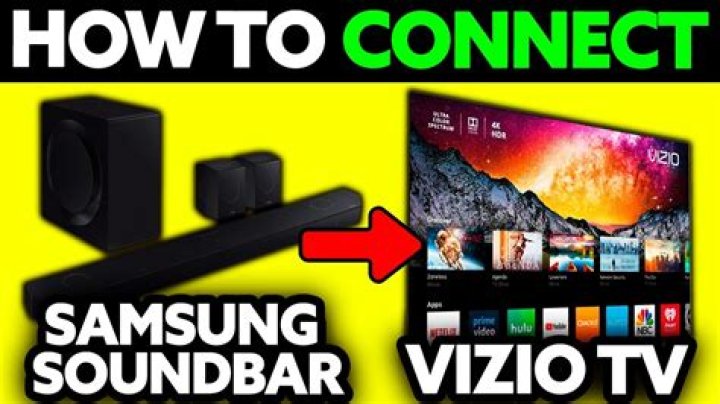 Can you connect Vizio soundbar to Samsung TV?