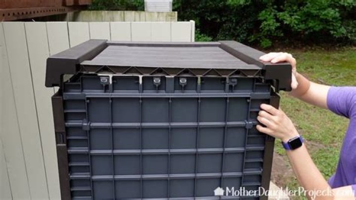 Can you disassemble a Keter deck box?