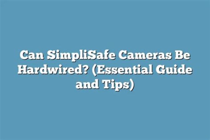 Can you hardwire SimpliSafe?