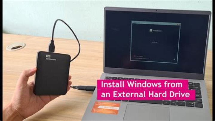 Can you install Windows on an external hard drive?