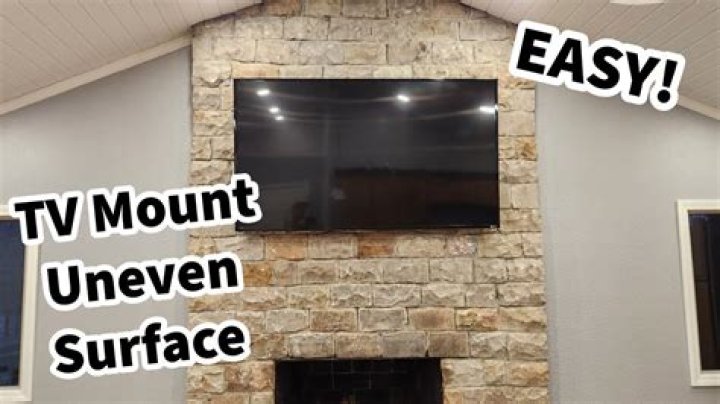 Can you mount TV on stone wall?