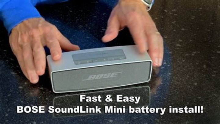 Can you replace the battery in a Bose SoundLink Mini?