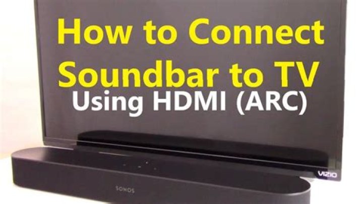 Do I need HDMI ARC for soundbar?