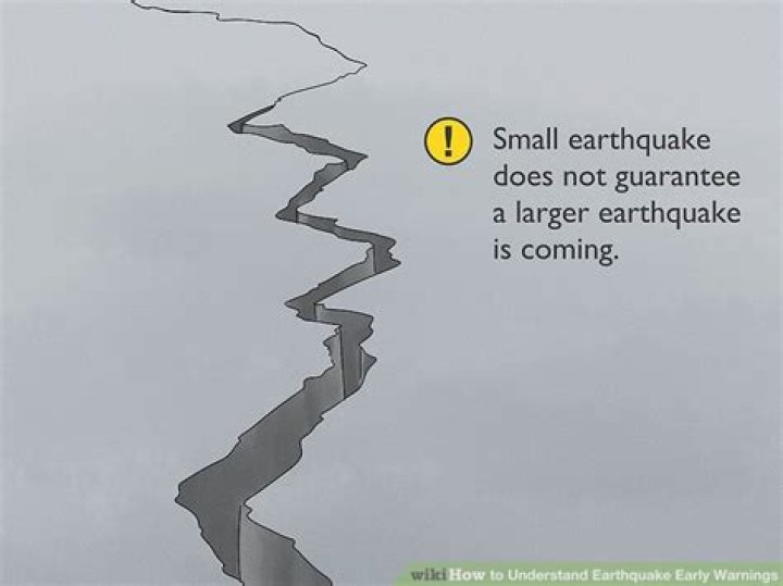 Do small earthquakes mean a big one is coming?