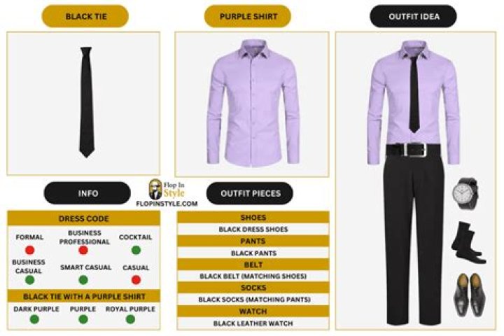 Does a purple tie go with a GREY shirt?