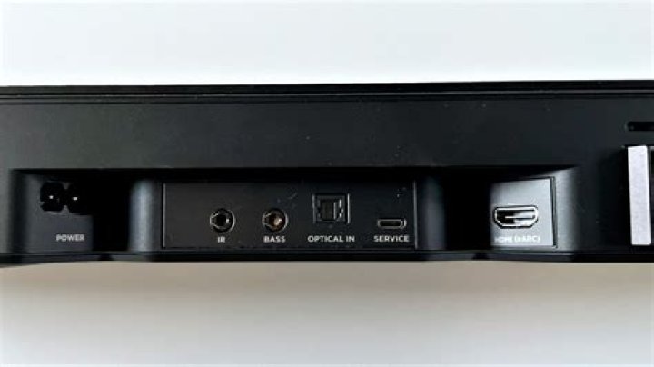 Does Bose soundbar have HDMI?