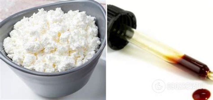 Does cheese react to iodine?