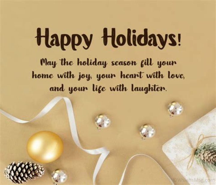 Had a nice holiday or holidays?
