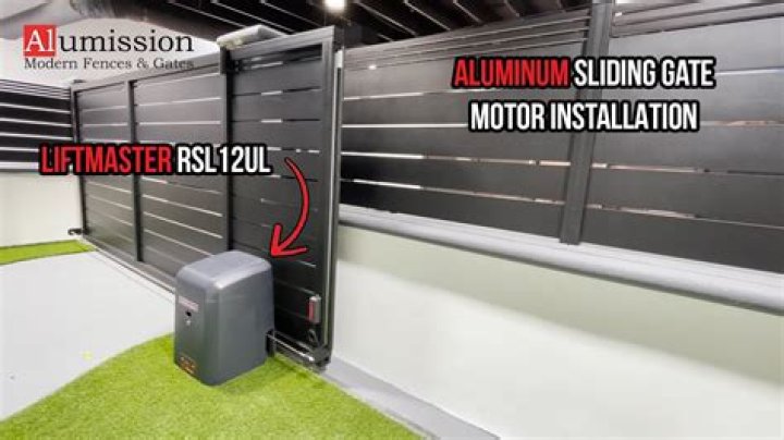 How big is a Liftmaster range slide gate?