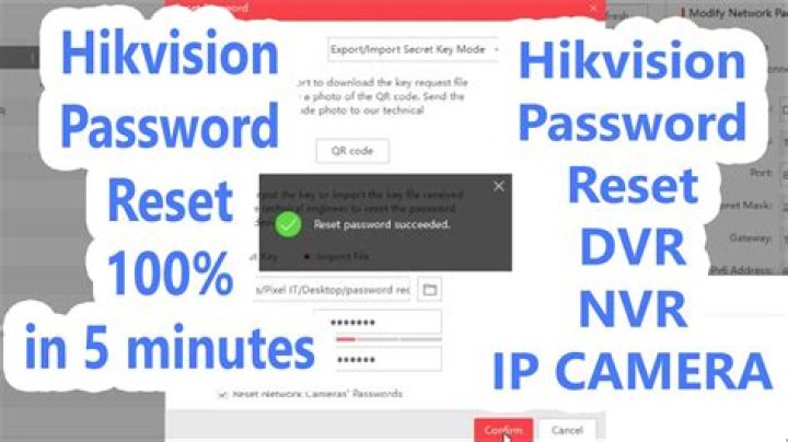 How can I find my hikvision username and password?