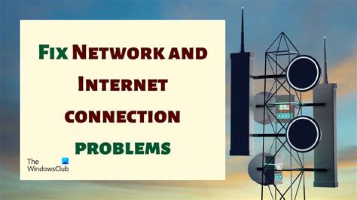 How can I fix a problem with my internet connection?