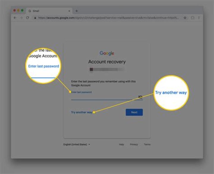 How can I recover my Gmail password without old password?