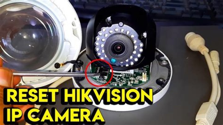 How can I reset my Hikvision camera without password?