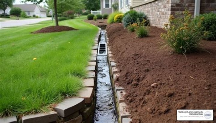 How can I use my yard for water drainage?