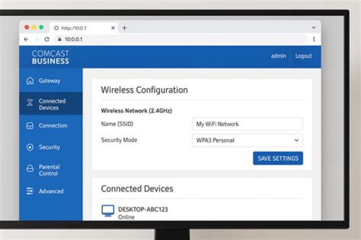 How do I access my Comcast router Web interface?