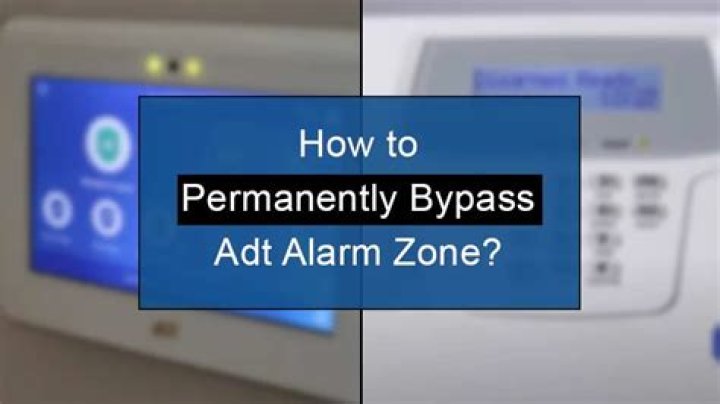 How do I bypass alarm zone permanently?