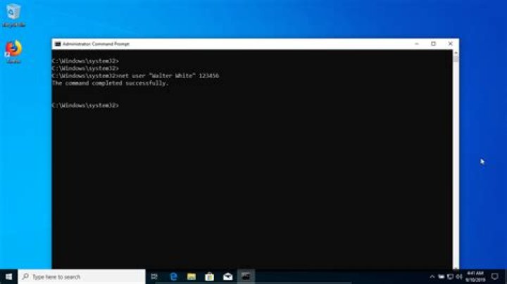 How do I bypass Windows 10 password from command prompt?