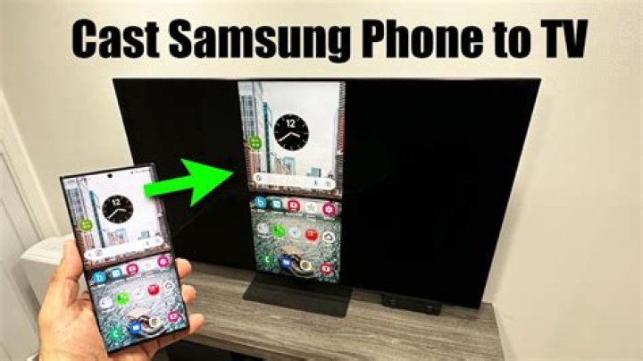 How do I cast directly to my Samsung TV?