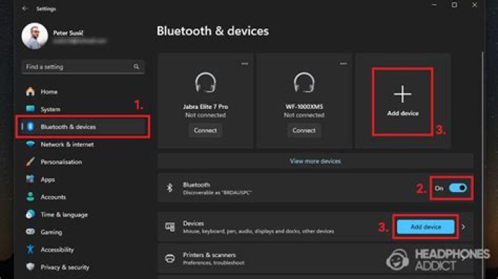 How do I connect my Bluetooth headphones to my laptop after I forgot the device?