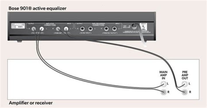 How do I connect my Bose 901 equalizer?