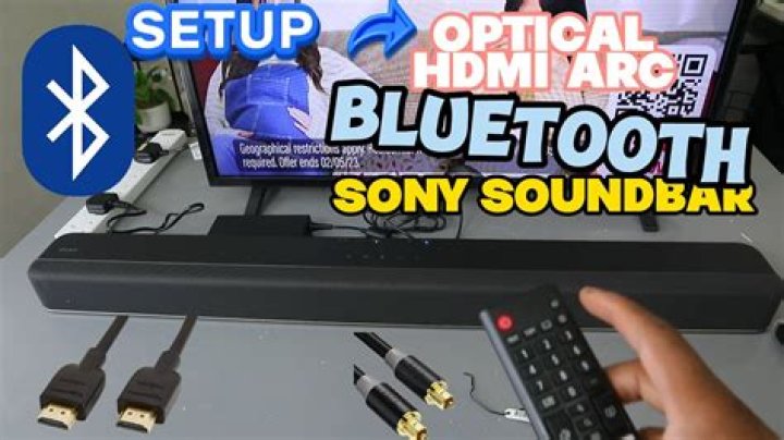 How do I connect my Bose soundbar to my Sony Bravia TV?