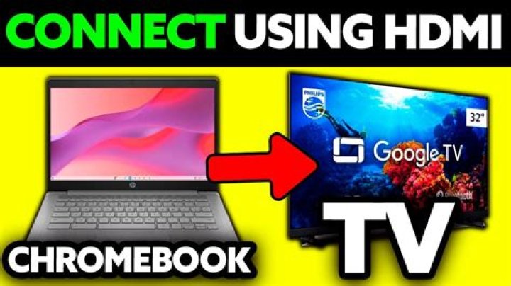 How do I connect my Chromebook to my TV using HDMI?