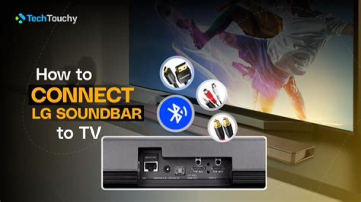 How do I connect my LG sound bar to my LG TV via Bluetooth?