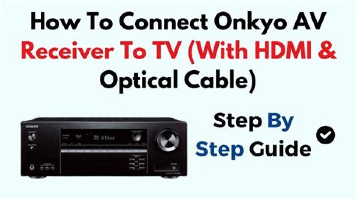 How do I connect my optical cable to my Onkyo receiver?