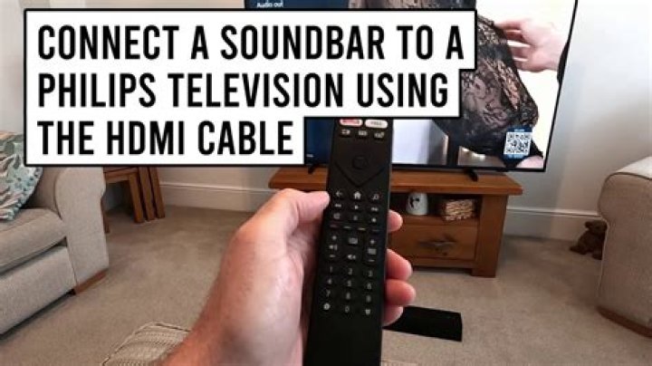 How do I connect my Philips Soundbar to my LG TV?