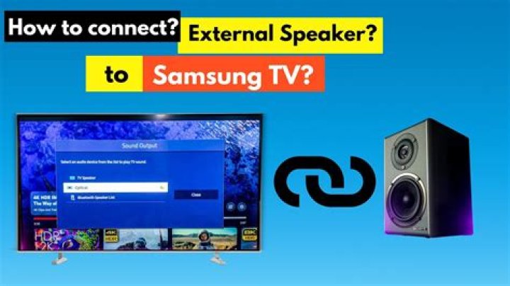 How do I connect my Samsung TV to AUX speakers?