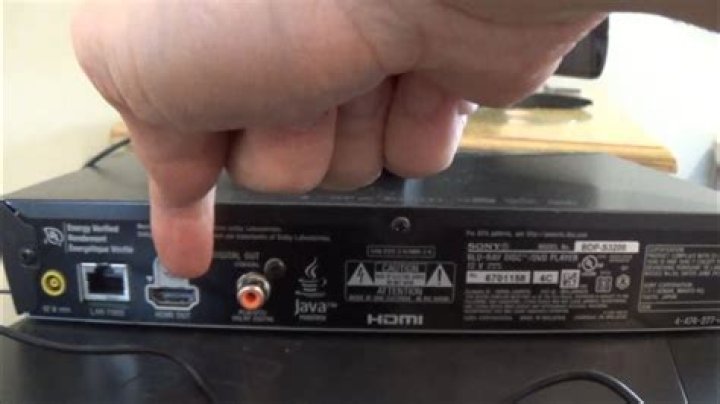 How do I connect my Sony Blu Ray player to my home theater system?