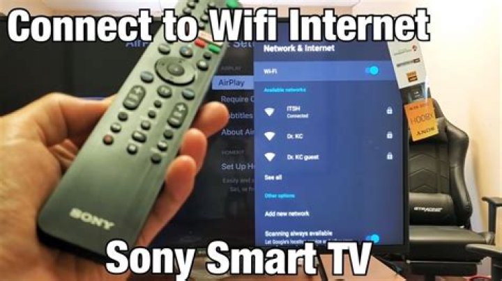 How do I connect my Sony receiver to WIFI?