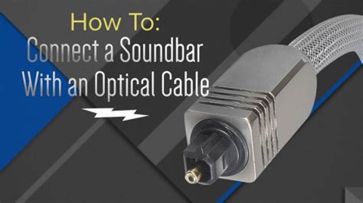 How do I connect my Vizio soundbar to my optical cable?