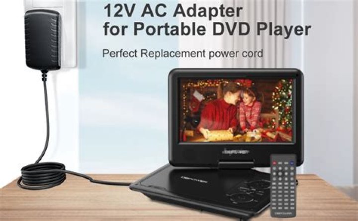 How do I connect speakers to my portable DVD player?