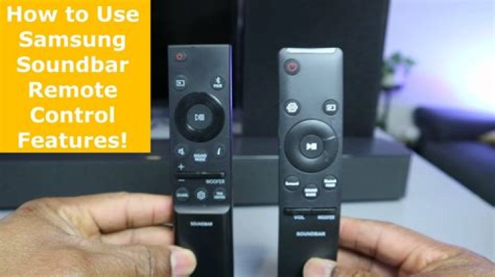 How do I control my Samsung remote with sound?