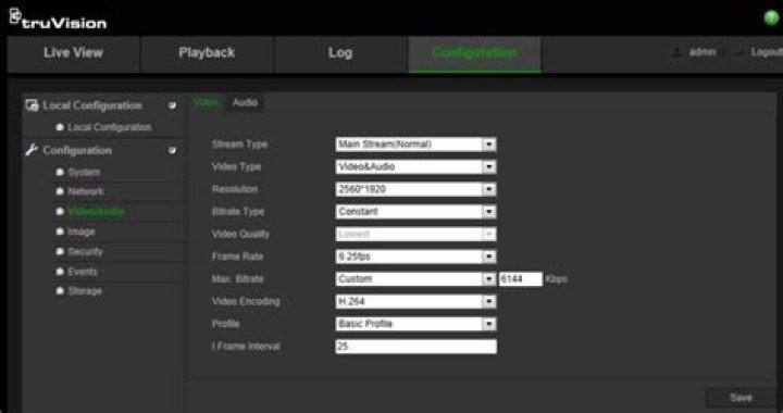 How do I default my TruVision IP camera?